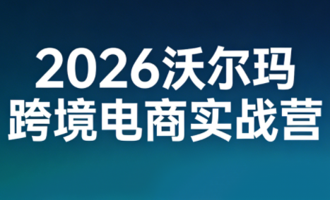 2026沃尔玛跨境电商实战营-资源分站测试
